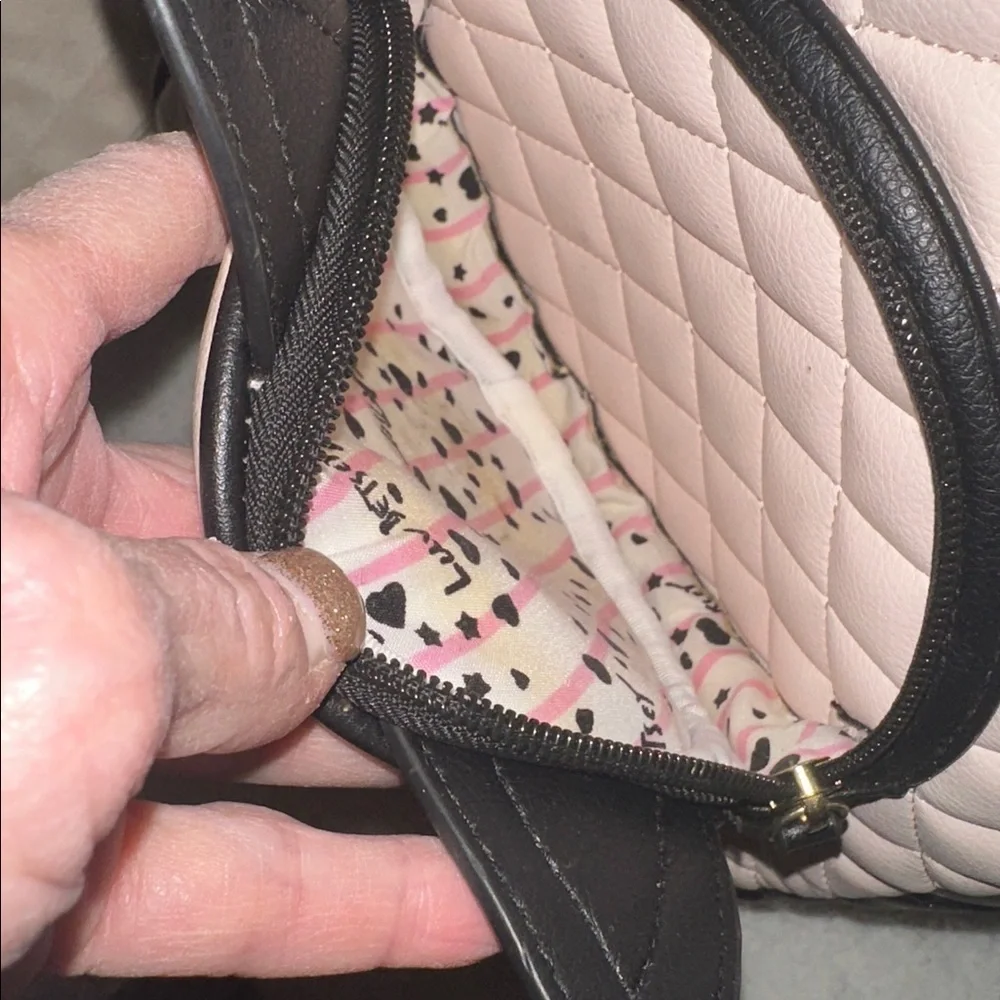 Betsey Johnson adorable quilted